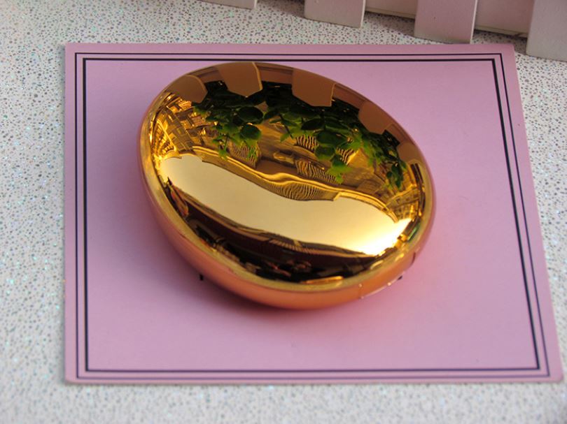 Easter Egg Multicolor Colored Contact Lens Case Beauon Gold 