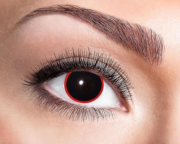 Halloween Hell Raiser Red Colored Contact Lenses Beauon 