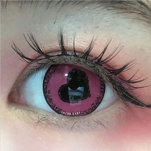 Halloween Starry Sky Anime Yandere Pink Colored Contact Lenses Beauon 