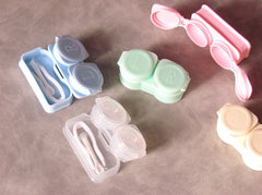 Macaroon flip cover Colored Contact Lens Case Beauon 