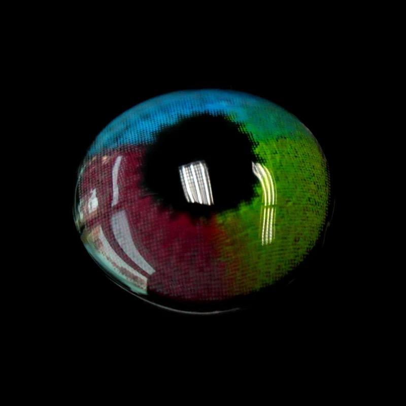 Rainbow Multi Rainbow Colored Contact Lenses Beauon 