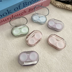 Simple Portable Colored Contact Lens Case