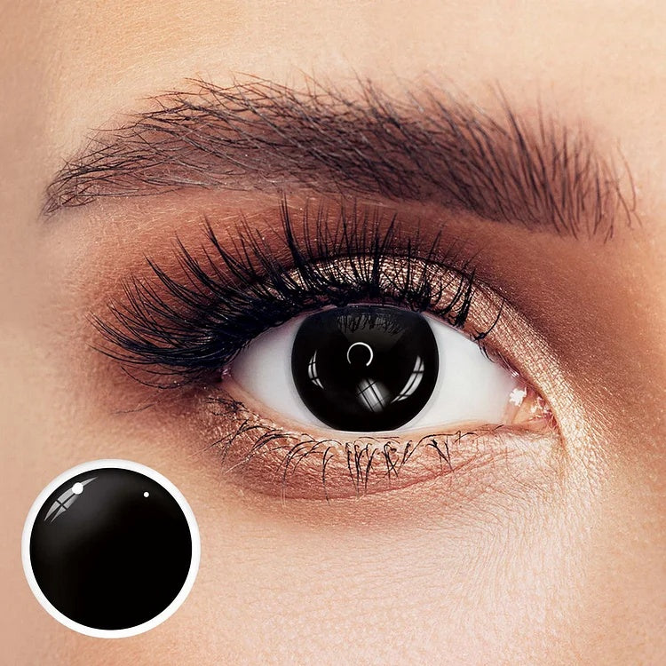 Halloween Blackout Colored Contact Lenses