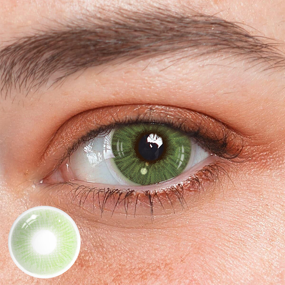 Bellini Green Prescription Colored Contact Lenses