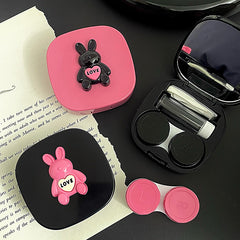 Love Bunny Colored Contact Lens Case