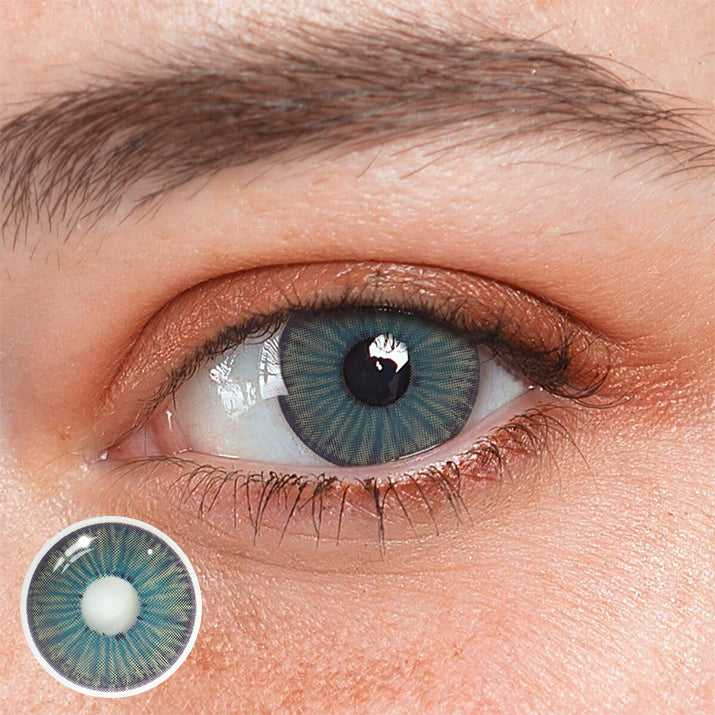 New York N Farbige Kontaktlinsen mit Stärke in Grau