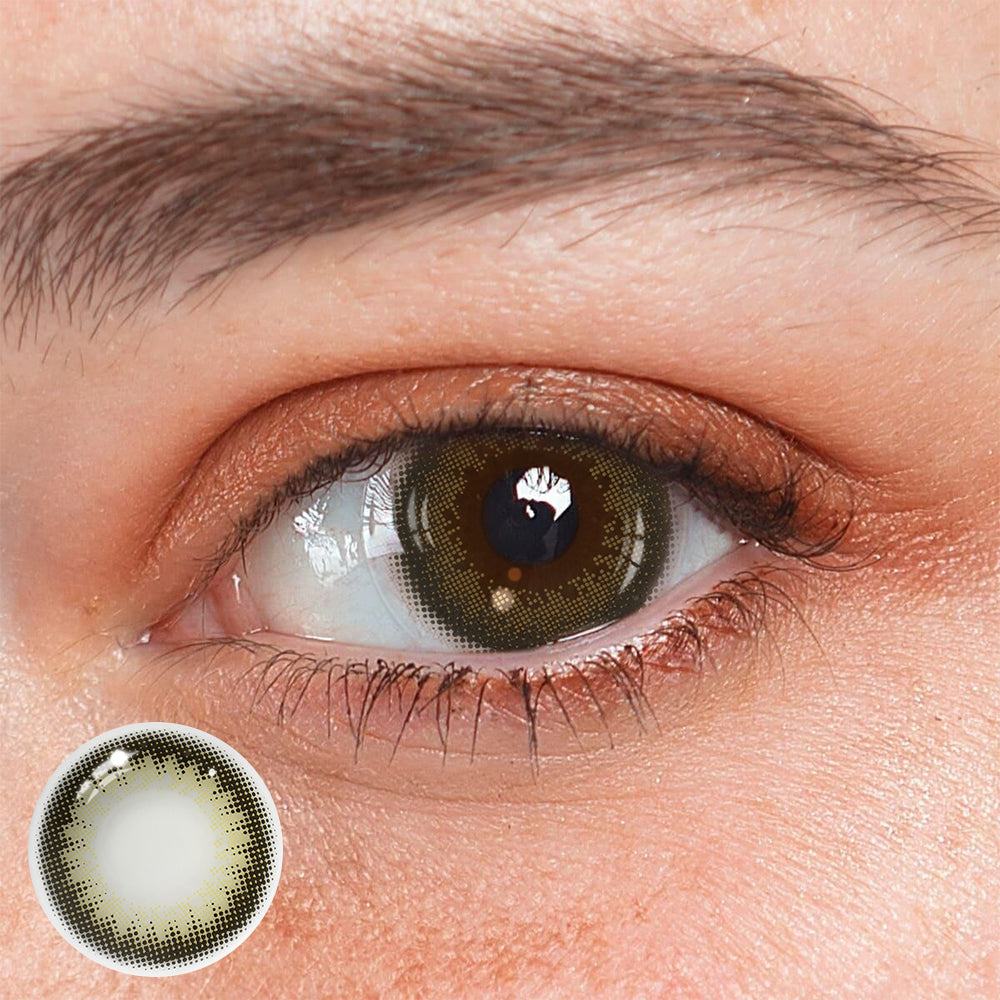 Etoile Brown Prescription Colored Contact Lenses