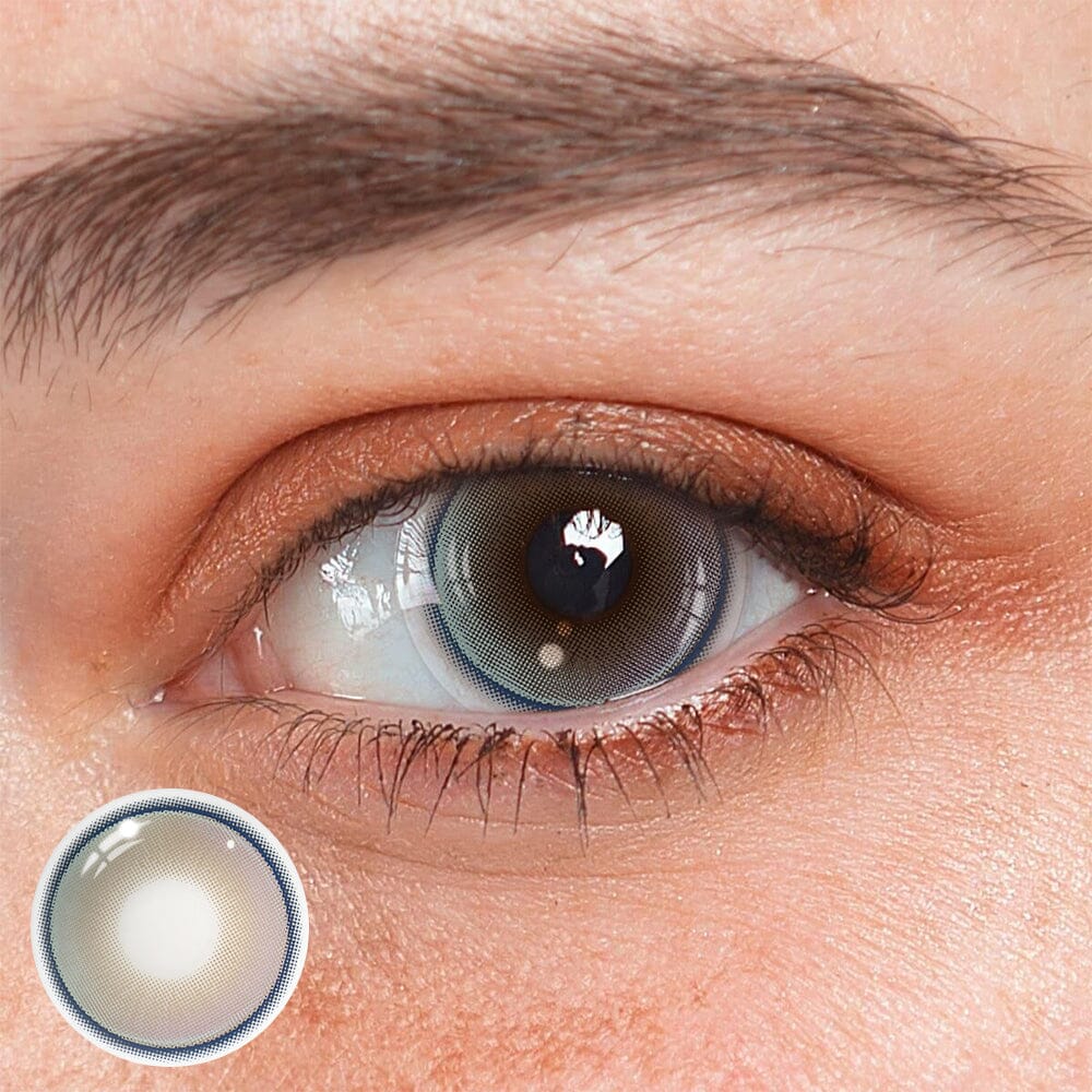 Aura Blue Colored Contact Lenses Beauon 