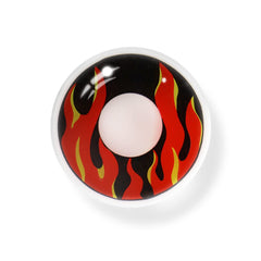 Cosplay Burning Flame Red Colored Contact Lenses Beauon 