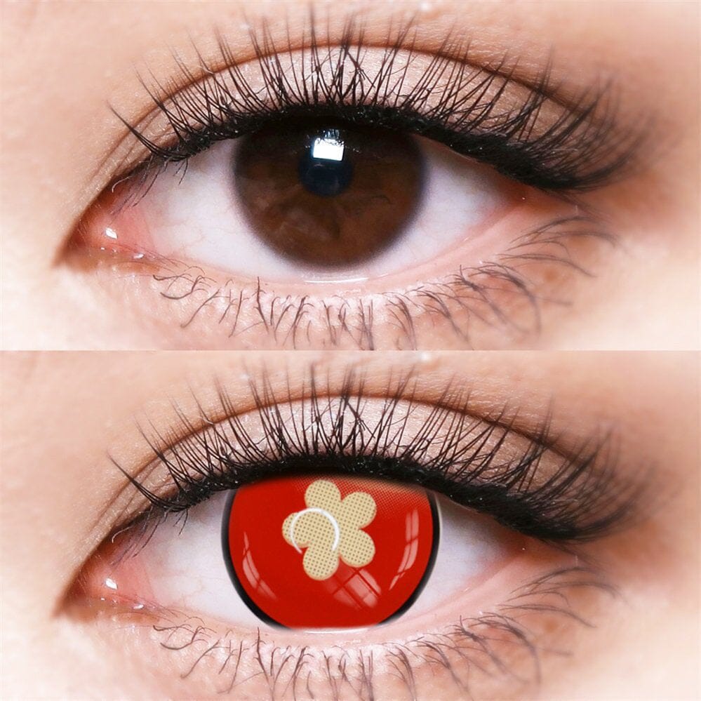 Cosplay Genshin Impact Hutao Red Colored Contact Lenses Beauon 