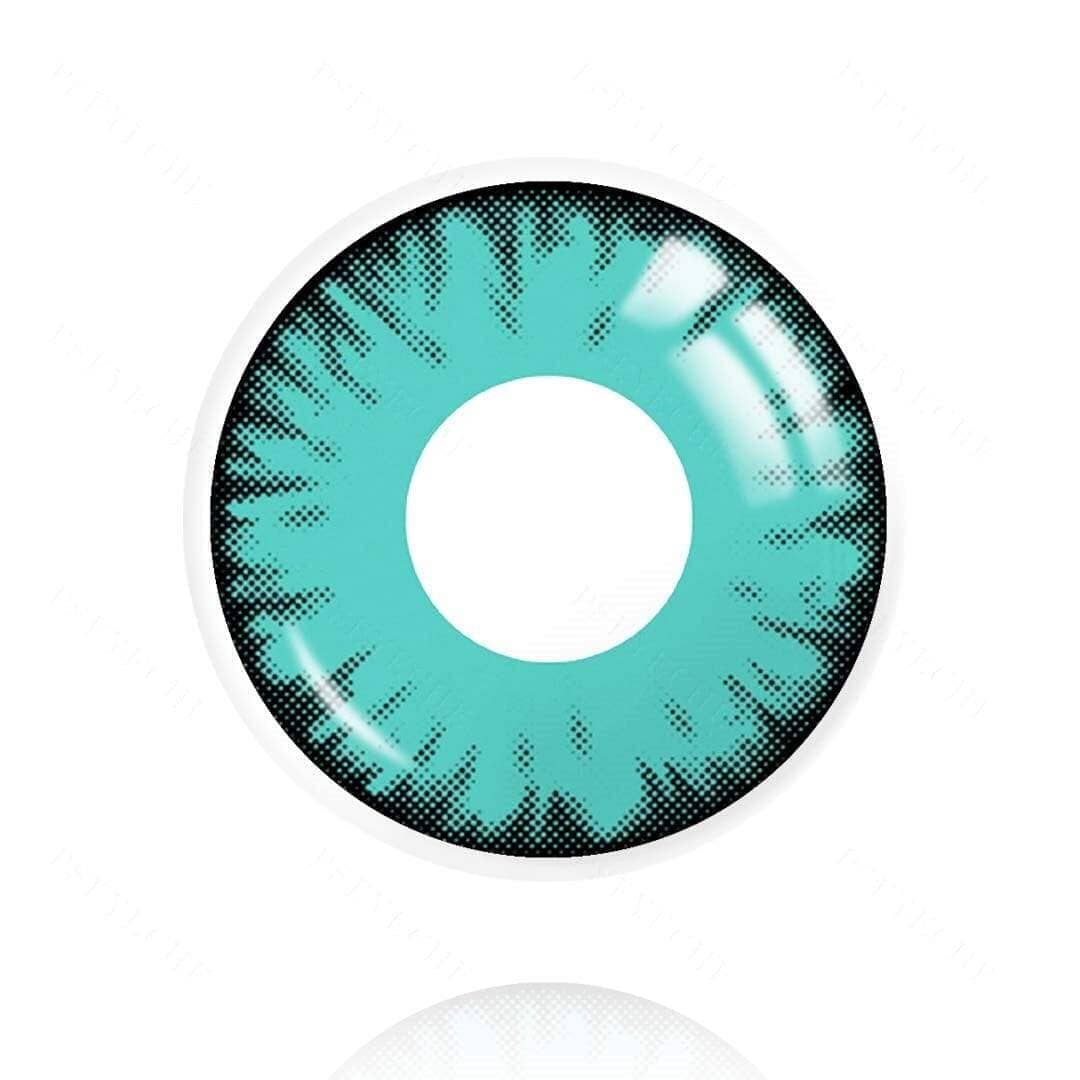 Cosplay Lucifer's Eye Green Prescription Colored Contact Lenses Beauon 