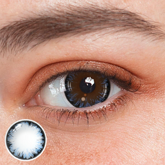 Cosplay Big Eye Girl Blue Prescription Colored Contact Lenses