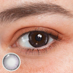 Hinata Fresh Gray Prescription Colored Contact Lenses