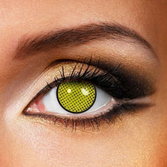 Halloween Yellow mesh Colored Contact Lenses Beauon 