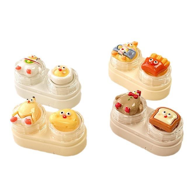 Cute Cartoon Colored Contact Lens Case