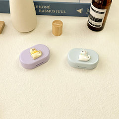 Cartoon DIY Colored Contact Lens Case