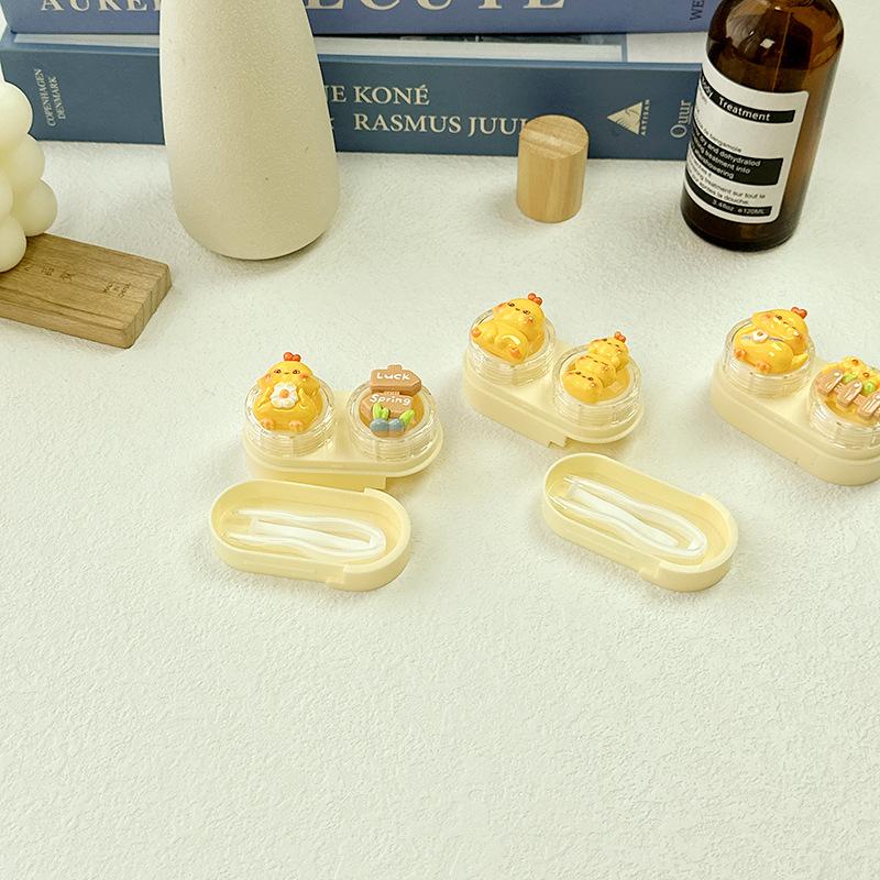 Cartoon Portable Colored Contact Lens Case