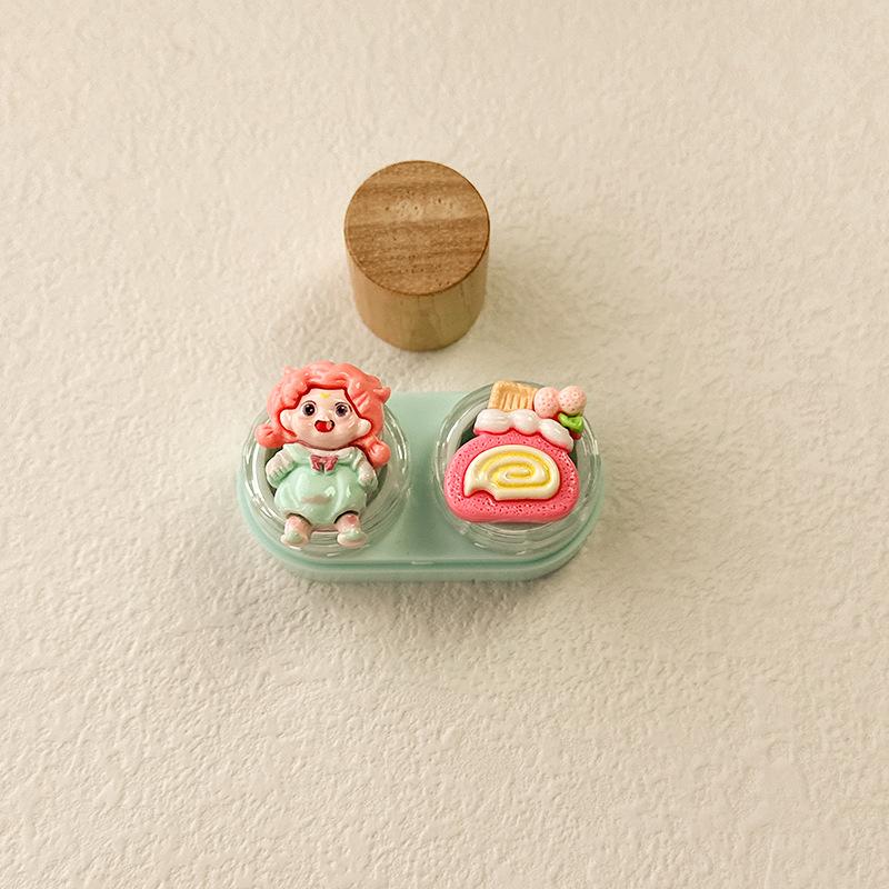 Cute Cartoon Colored Contact Lens Case