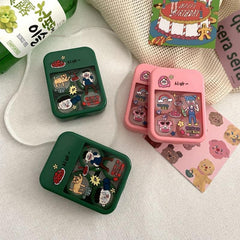 Korean Version Cute Colored Contact Lens Case