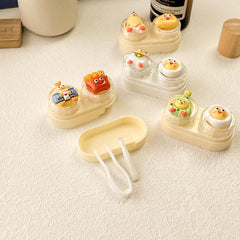 Cute Cartoon Colored Contact Lens Case