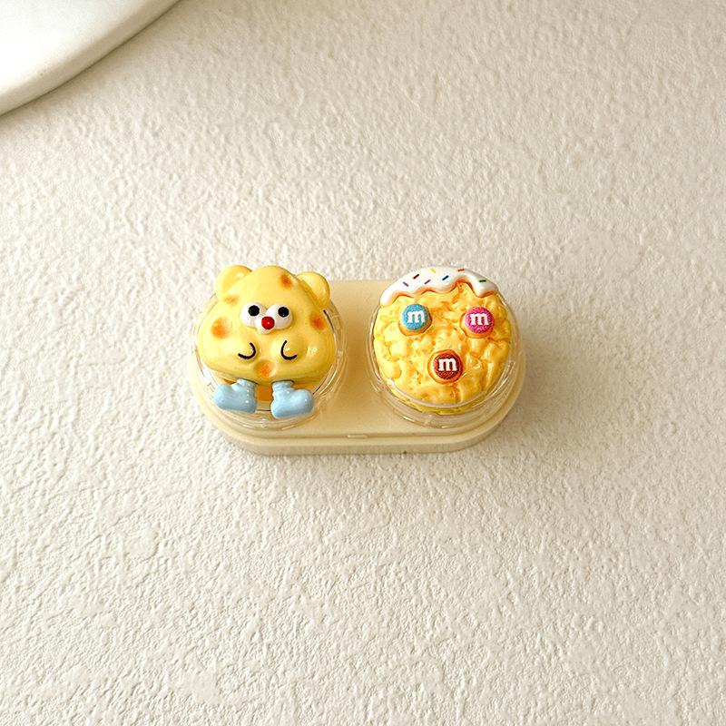 Cute Cartoon Colored Contact Lens Case