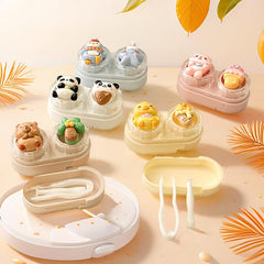 Cute Cartoon Colored Contact Lens Case