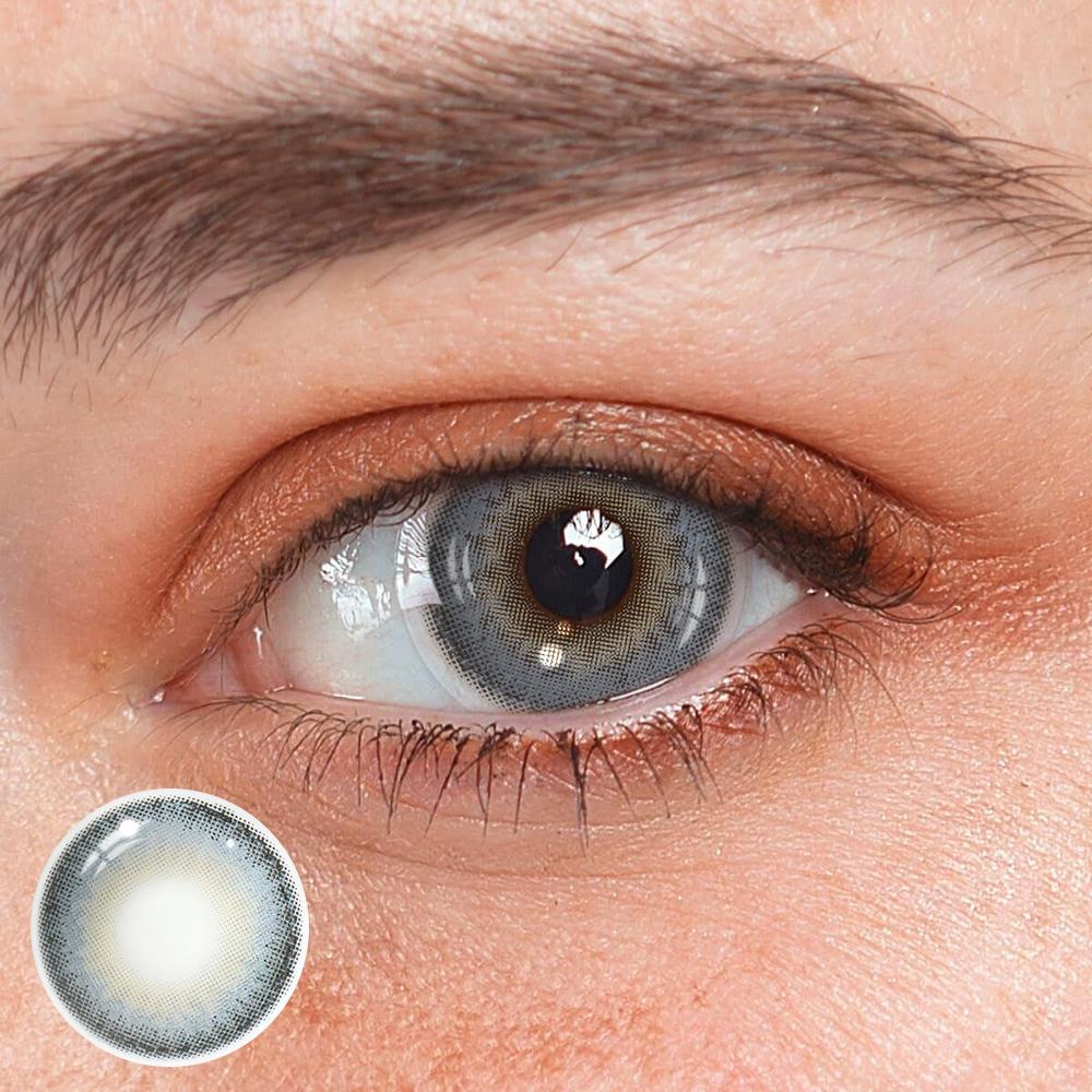 Sapphire Grey Colored Contact Lenses