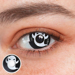 Halloween Ghost White Colored Contact Lenses