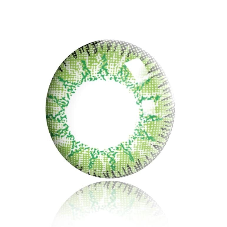 Vega Bright Forest Green Prescription Colored Contact Lenses Beauon 