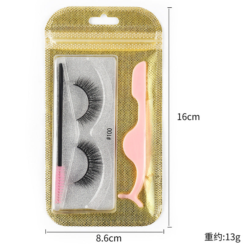 3D Natural Thick Pair 1 Piece Mink Hair Eyelashes Beauon 