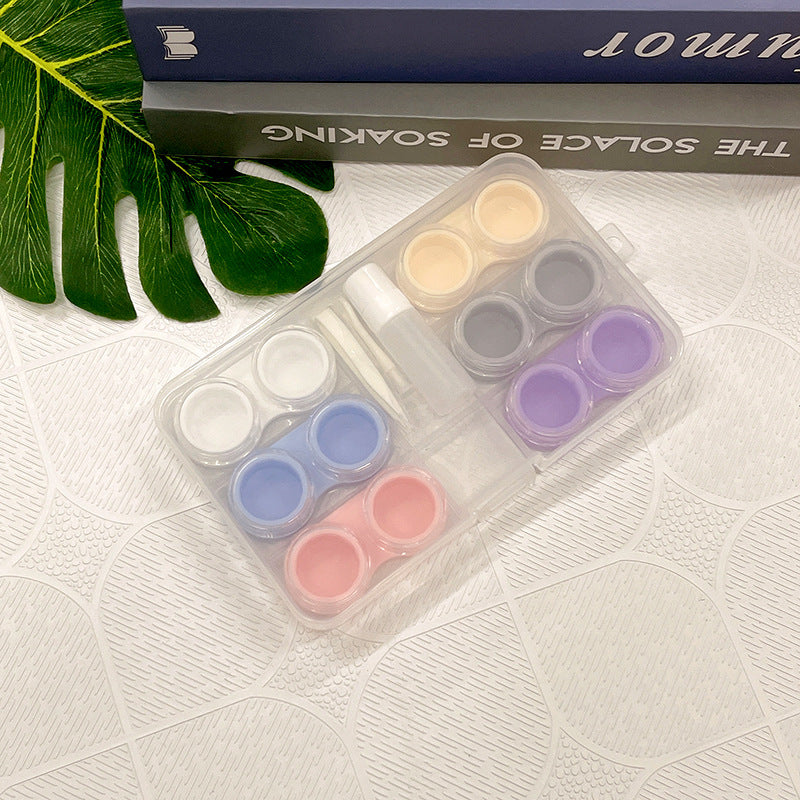 6 Pairs Colored Contact Lens Case Beauon 