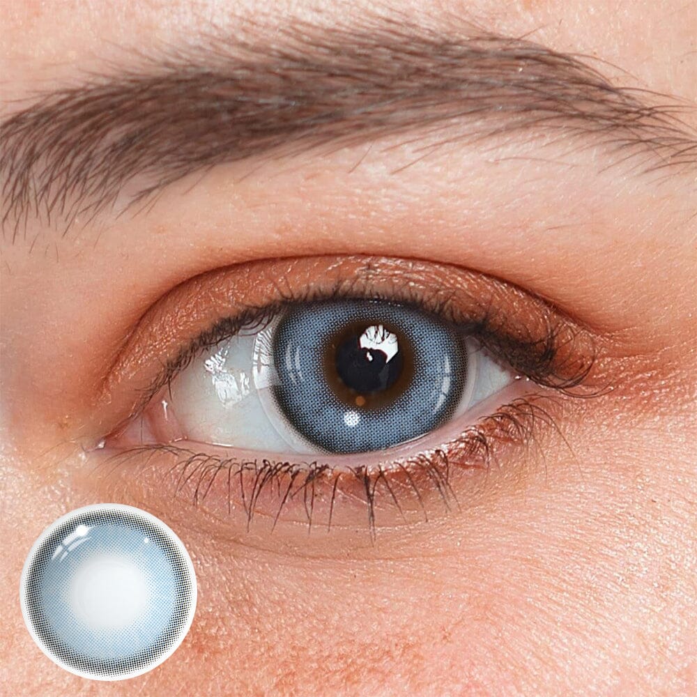 Adelina Blue Prescription Colored Contact Lenses Beauon 
