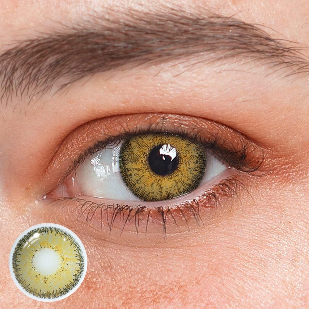 Artemis Golden Sand Colored Contact Lenses Beauon 