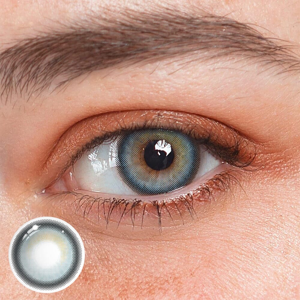 Asteriea Blue Prescription Colored Contact Lenses Beauon 
