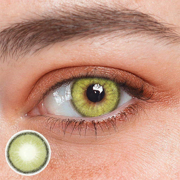 Astrea Oli Green Prescription Colored Contact Lenses Beauon 
