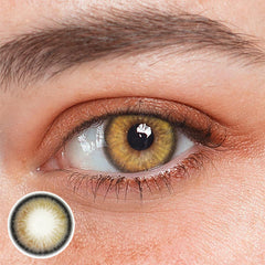 Astrea Tea Brown Prescription Colored Contact Lenses Beauon 