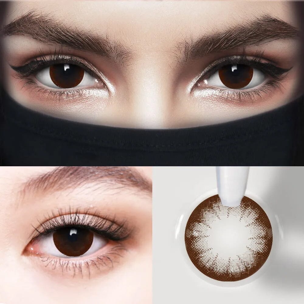 Big Eyes Chocolate Brown Colored Contact Lenses Beauon 