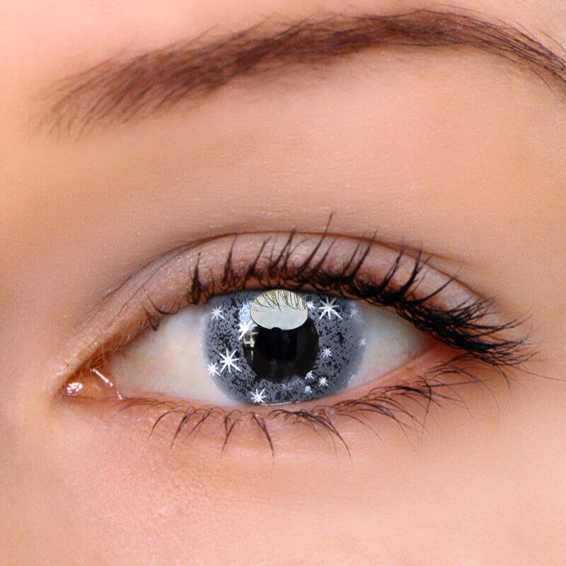 Blinking Blink Grey Colored Contact Lenses Beauon 