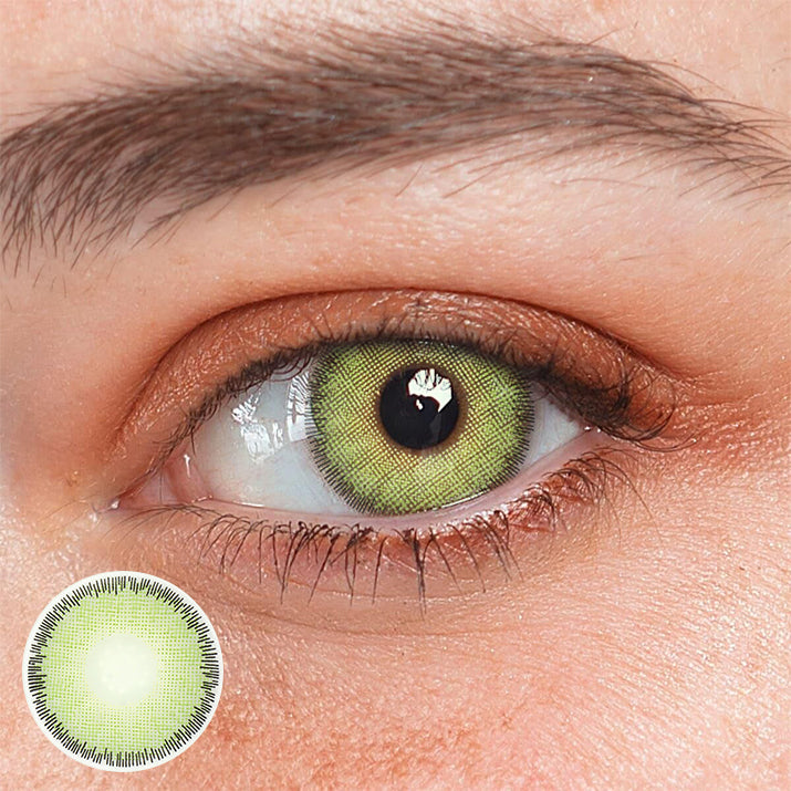 Breena Green Prescription Colored Contact Lenses Beauon 