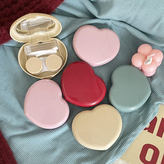 Candy Heart Colored Contact Lens Case Beauon 