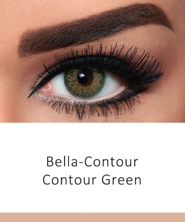 CONTOUR GREEN Colored Contact Lenses Beauon 