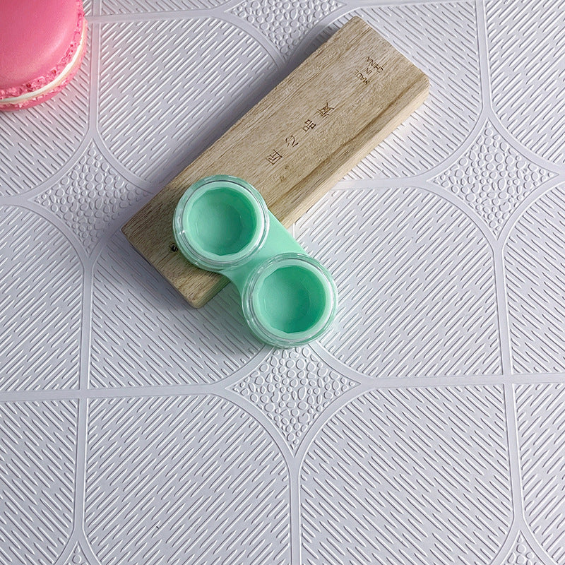 Contracted Colored Contact Lens Case Beauon Green 