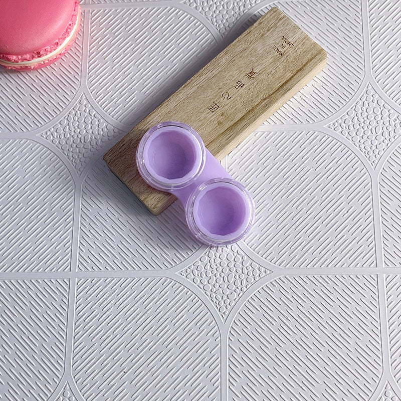 Contracted Colored Contact Lens Case Beauon Purple 