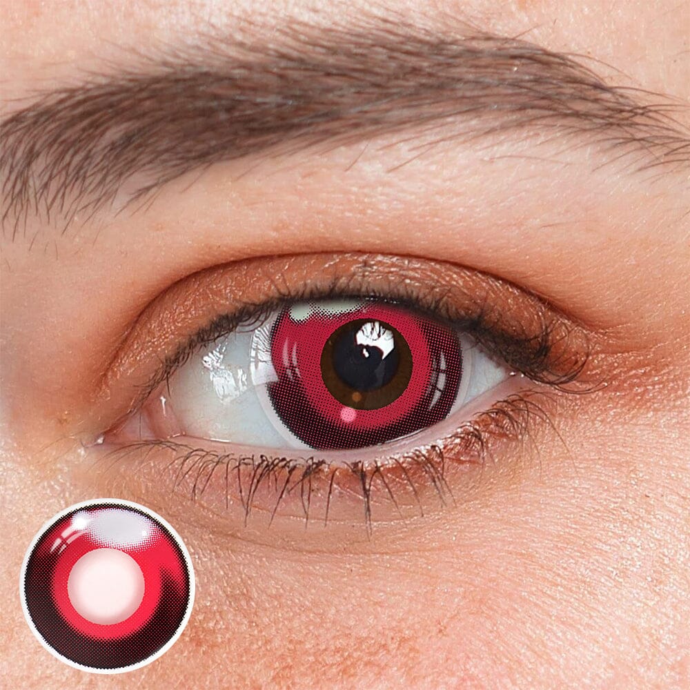 Cosplay Agate Red Colored Contact Lenses Beauon 