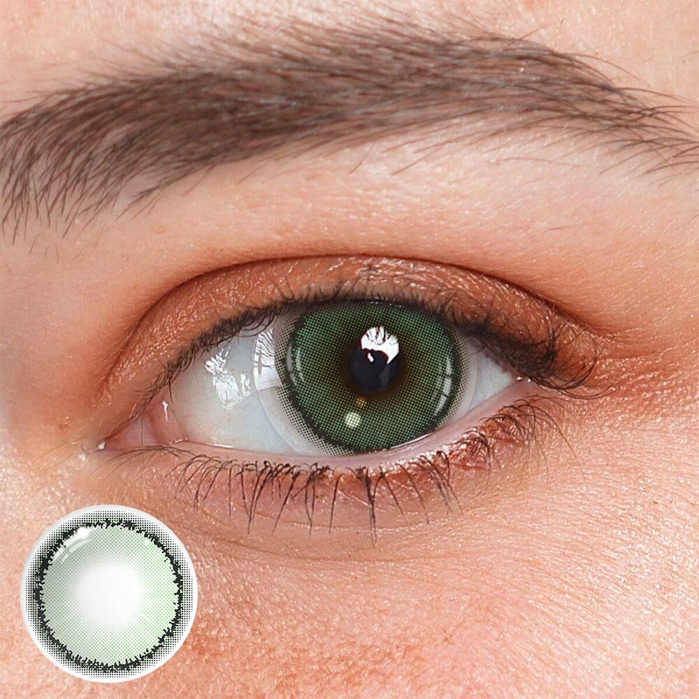 Cosplay Cartoon Eye Green Prescription Colored Contact Lenses Beauon 