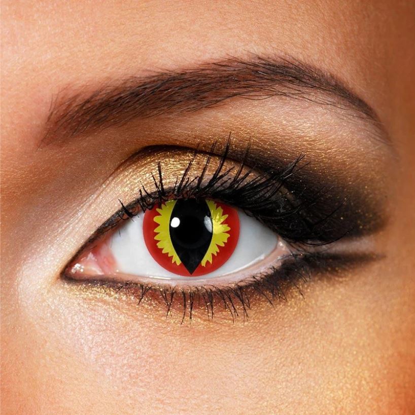 Cosplay Cat Eye Reddish brown Colored Contact Lenses Beauon 