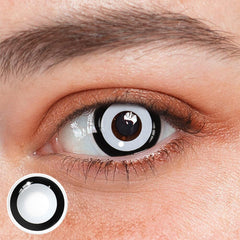 Cosplay Circle Line Black White Colored Contact Lenses Beauon 