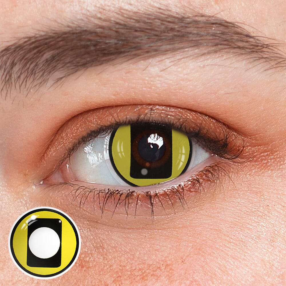 Cosplay Circus Yellow Colored Contact Lenses Beauon 