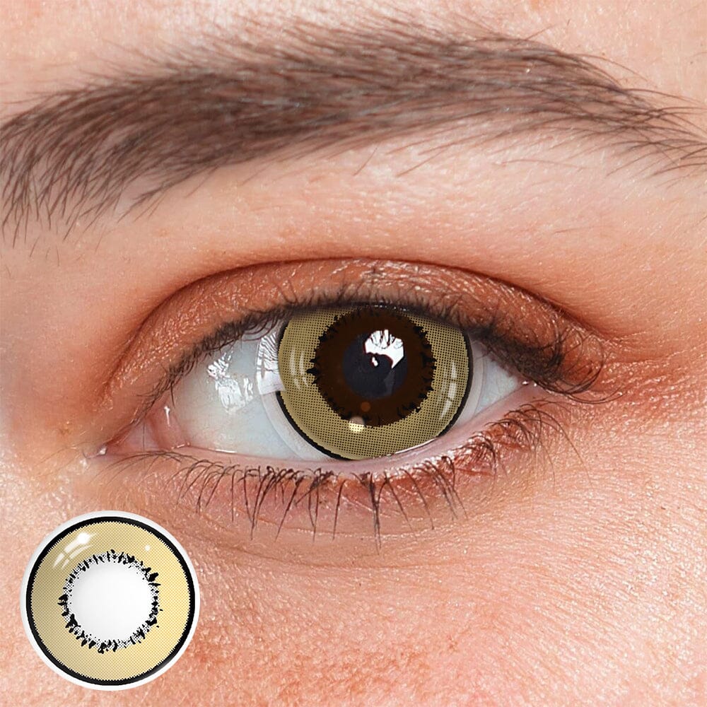 Cosplay Element Brown Prescription Colored Contact Lenses Beauon 