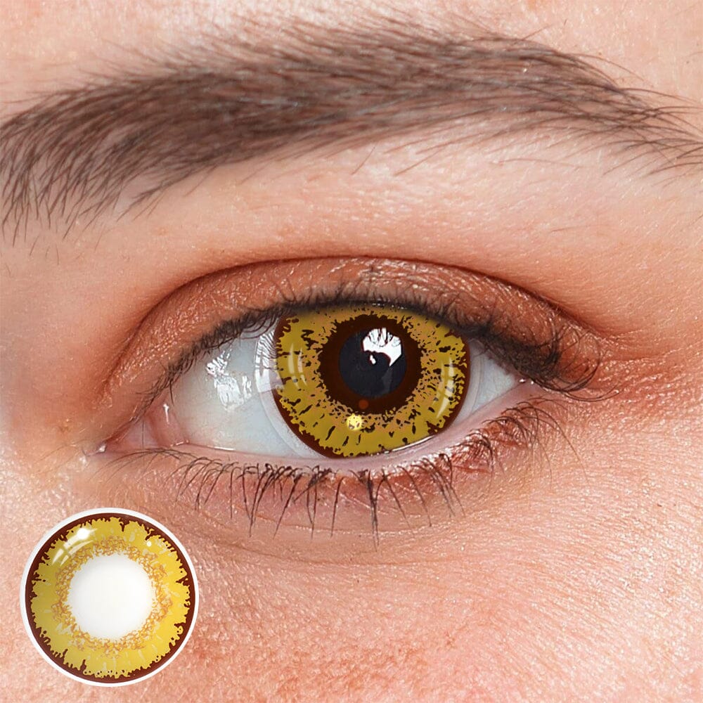 Cosplay Genshin Impact Candace Gold Yellow Colored Contact Lenses Beauon 